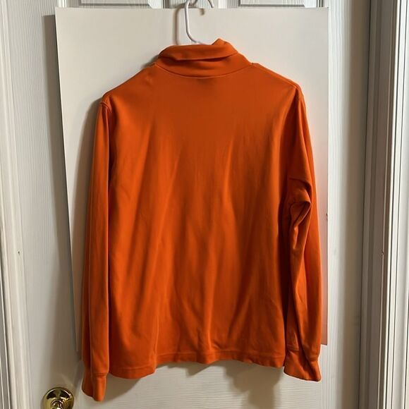 Lands End youth boys size 10/12 orange turtleneck. - Picture 4 of 4